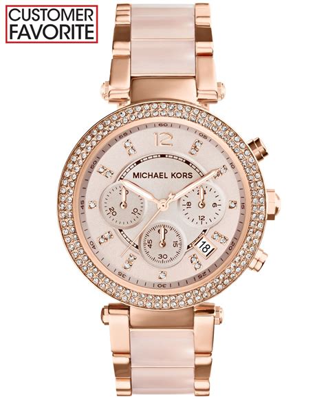 zegarek michael kors rose gold|michael kors rose gold tone.